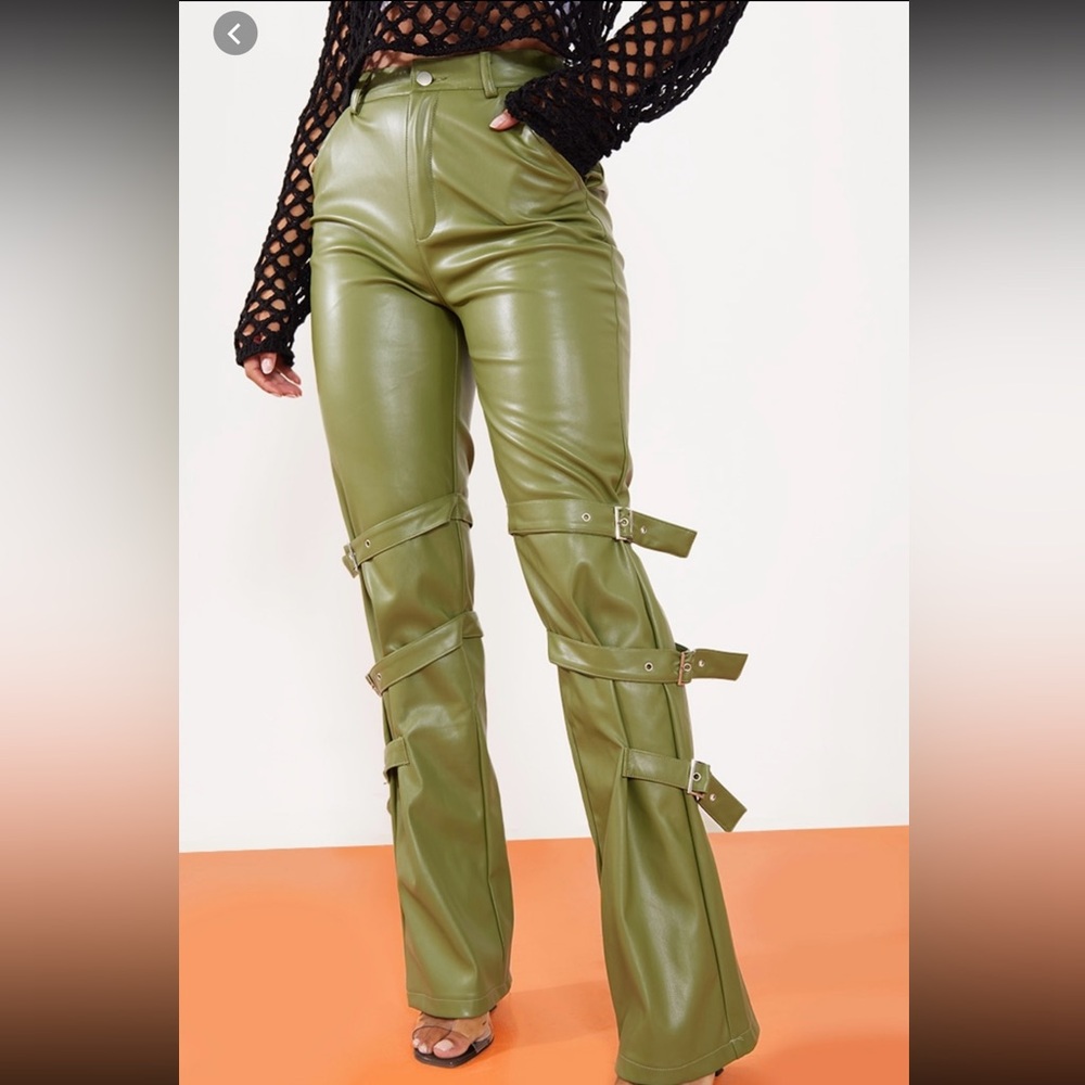Leather Pants w/ Buckle